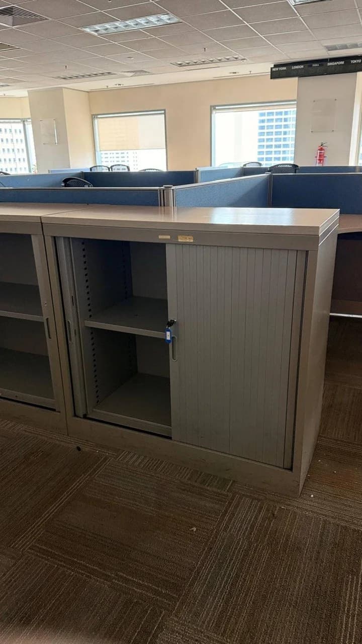 Tambour Door Cabinet
