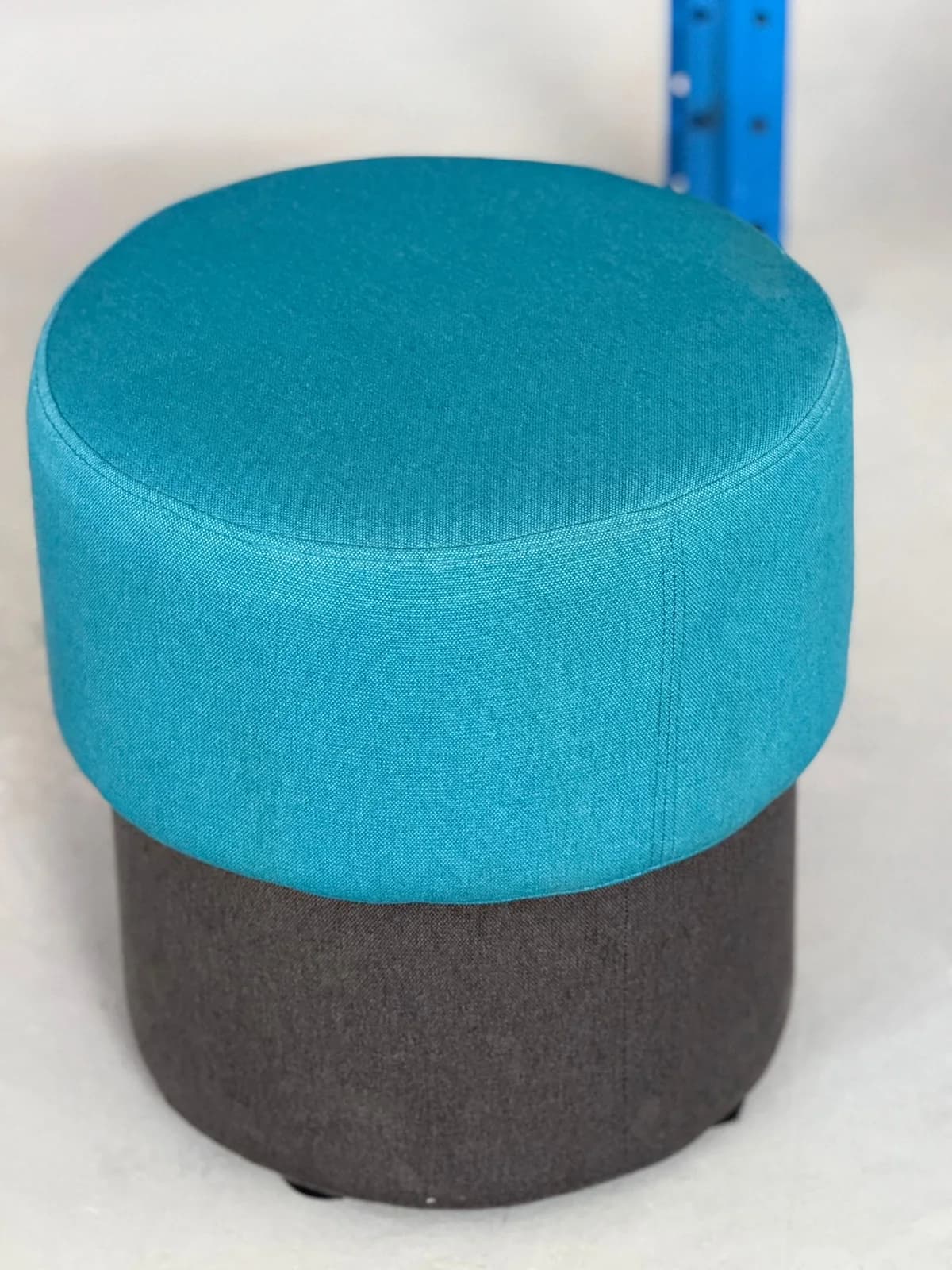 Round Teal Stool, photograph 1 of 1