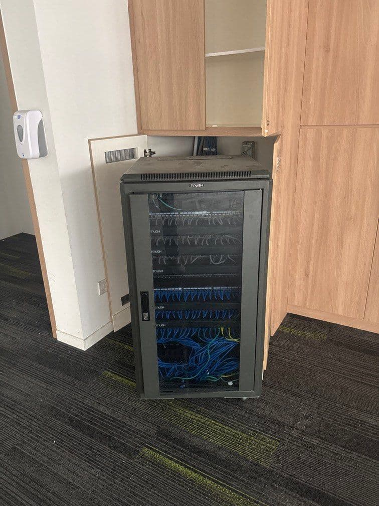 Server Rack / Network Cabinet with Patch Panels