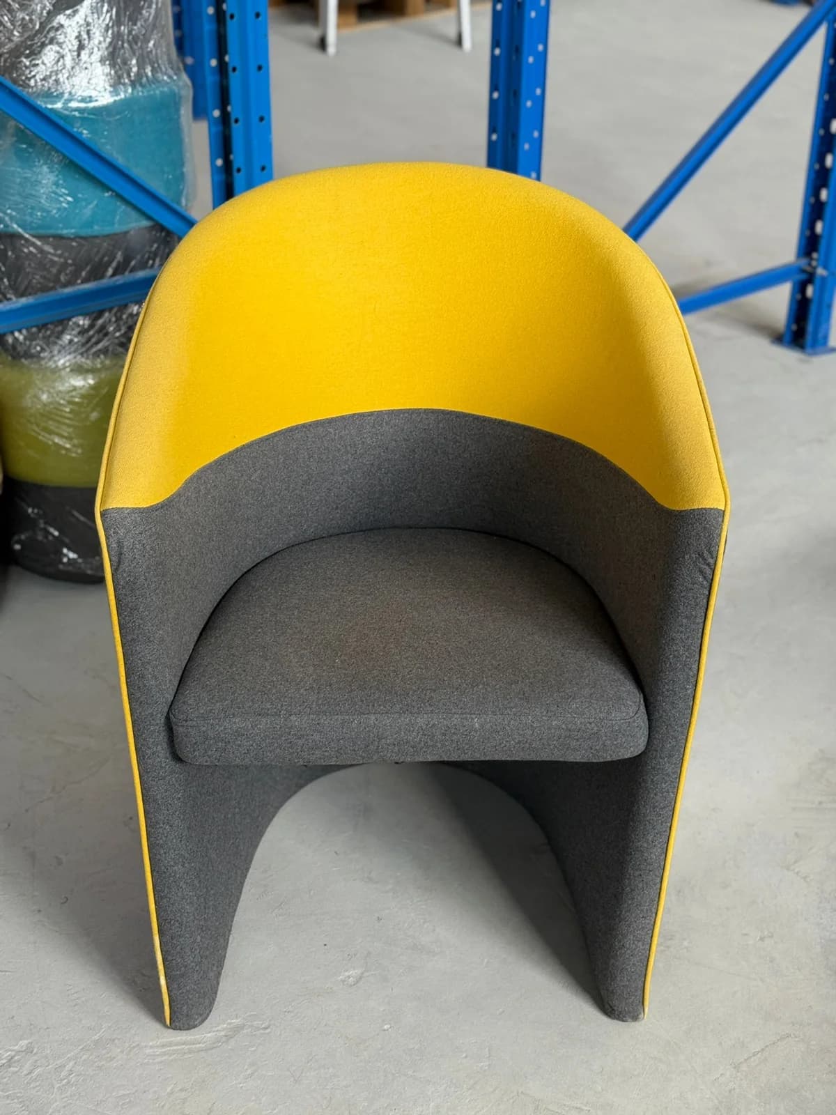 Yellow & Grey Chair
